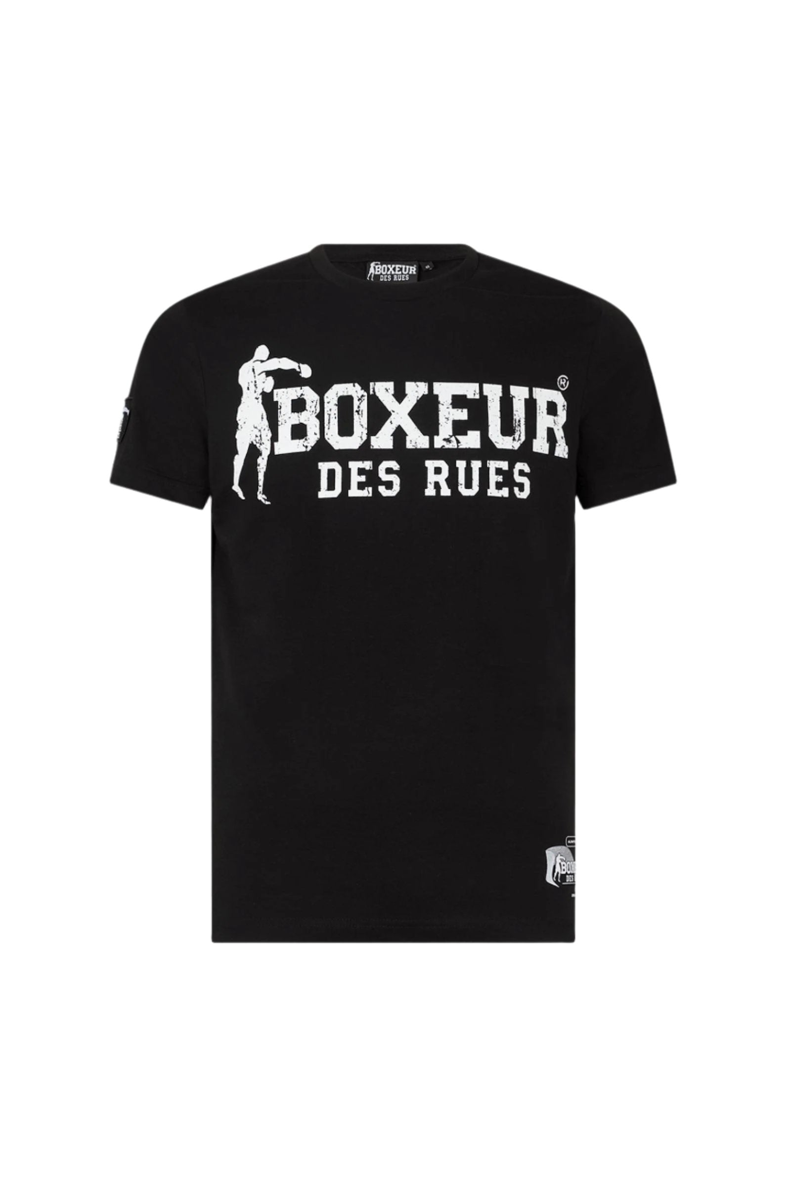 T-Shirt Boxeur Street 2 in Black-White T-Shirts Boxeur des Rues