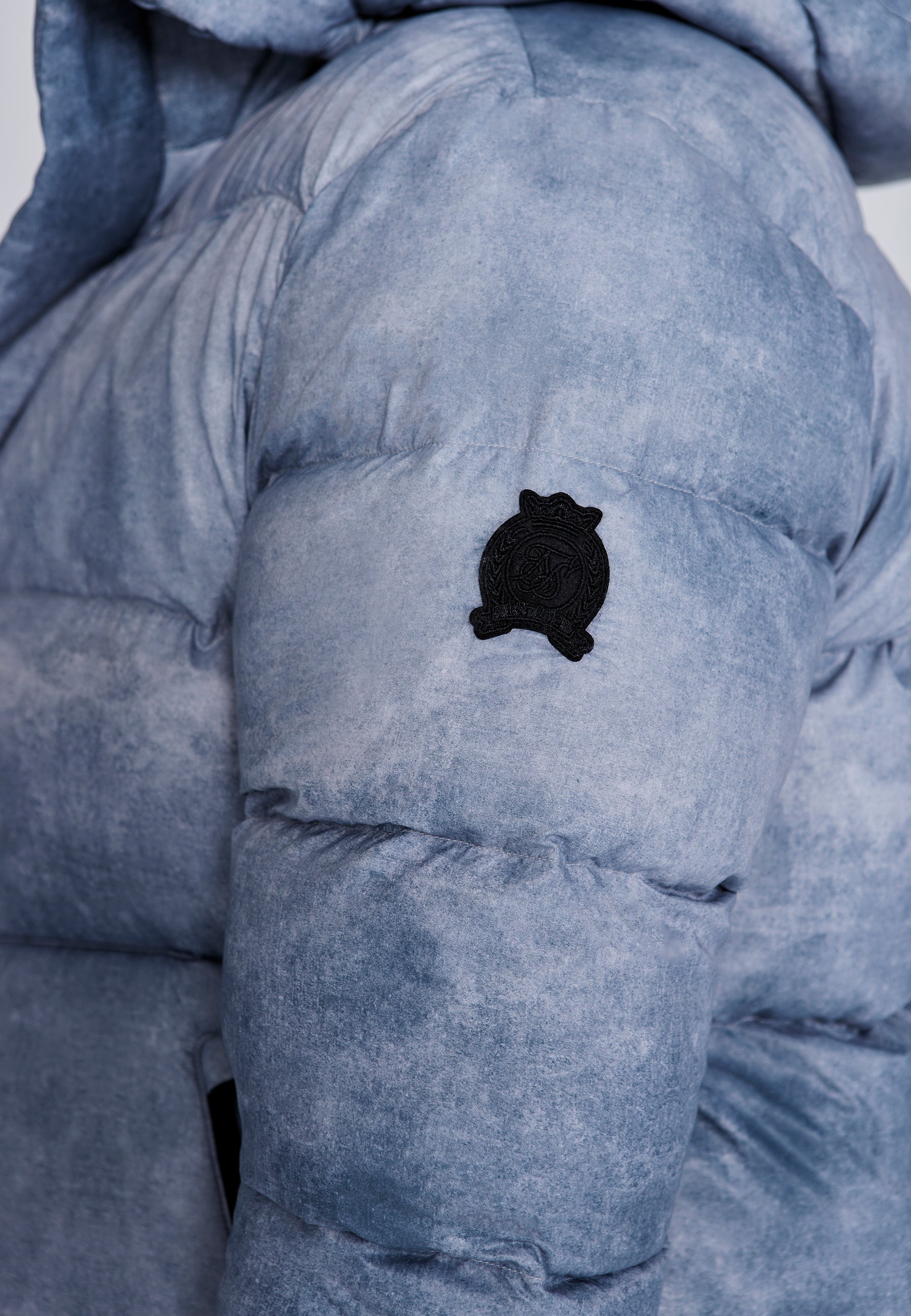 Puffer Jacket in Light Grey Jacken SikSilk