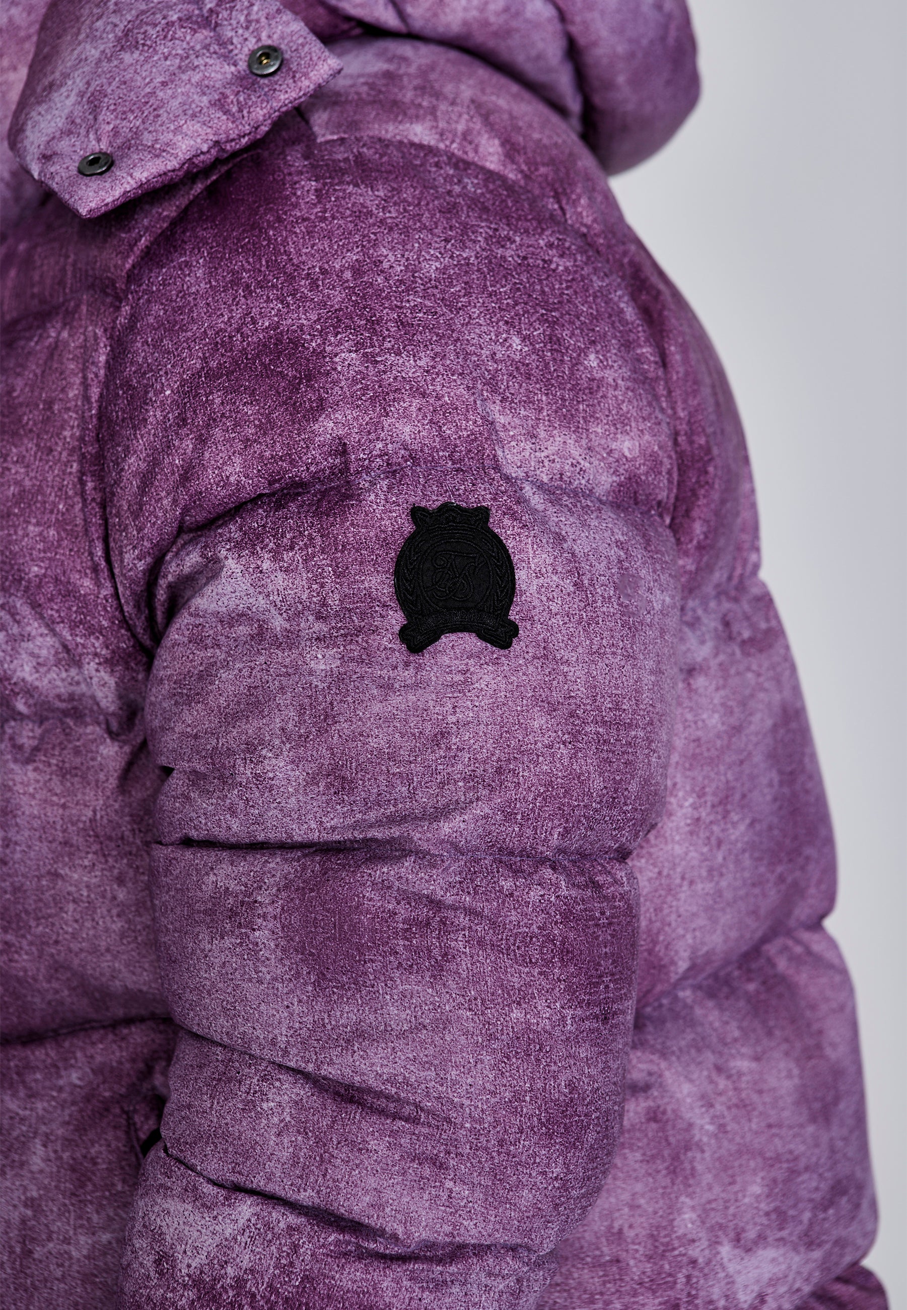 Puffer Jacket in Burgundy Jacken SikSilk