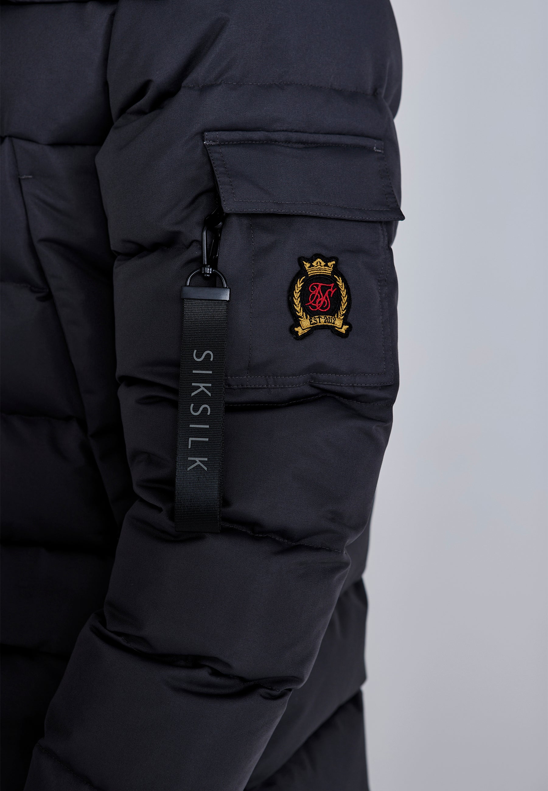 Parka in Grey Jacken SikSilk