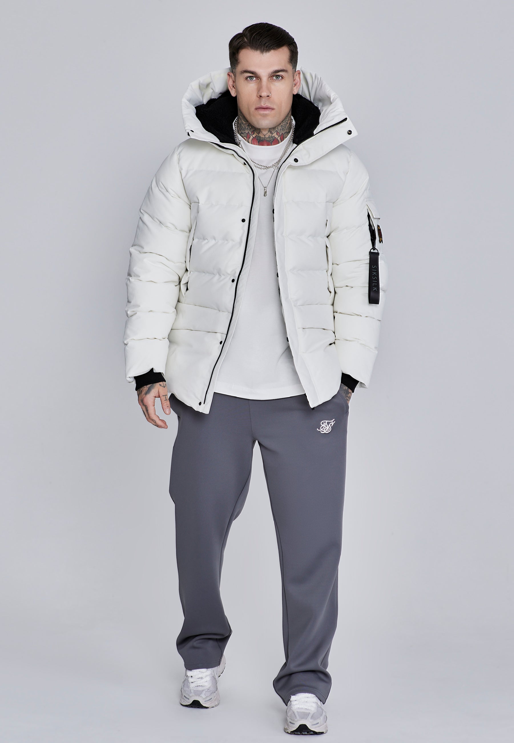 Parka in Ecru Jacken SikSilk