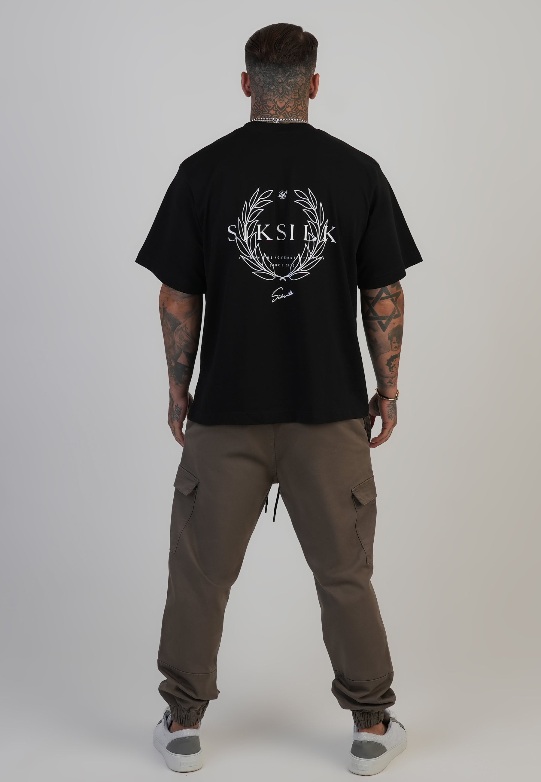Slim Fit Cargos in Brown Hosen SikSilk