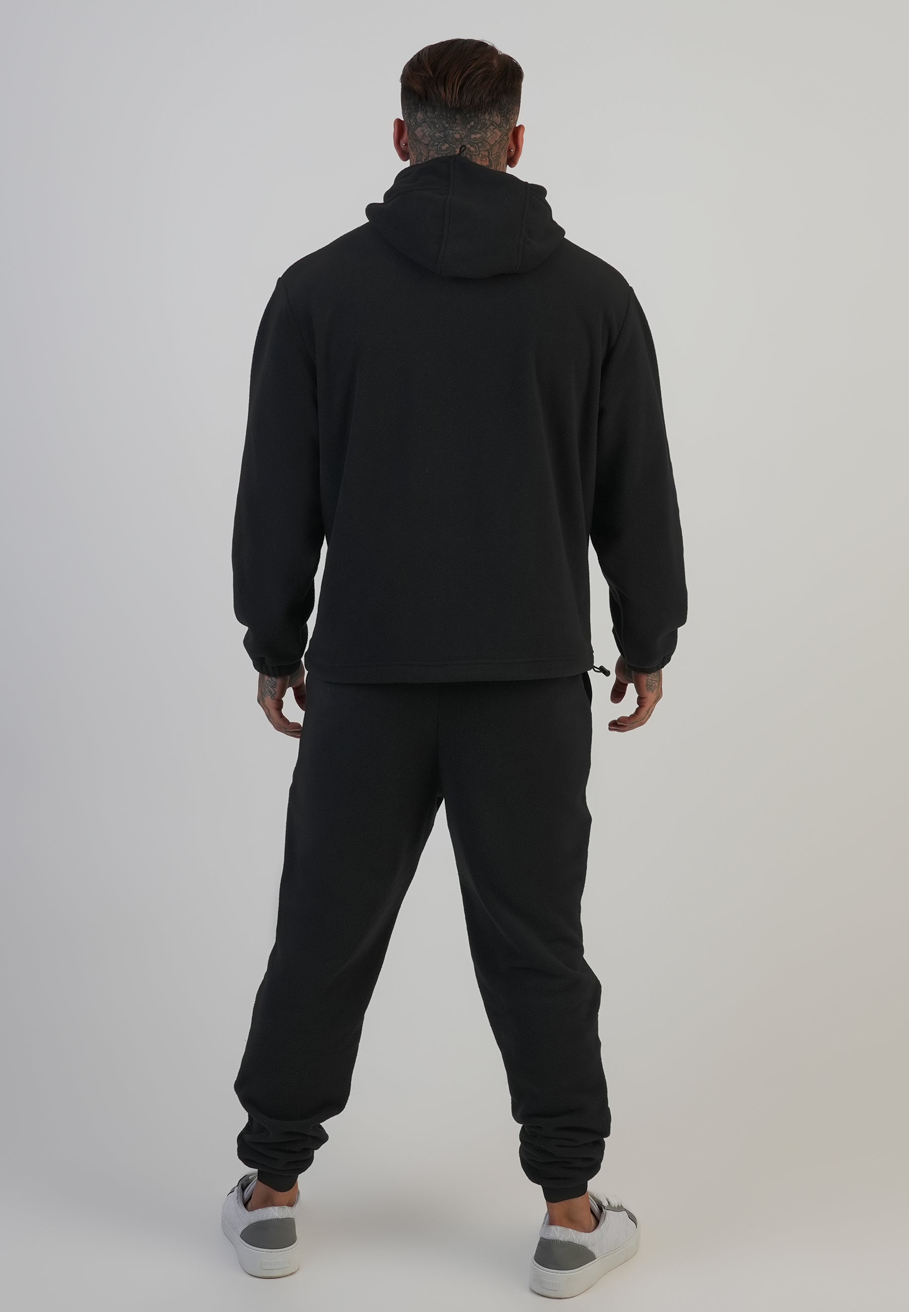 Polar Fleece Joggers in Black Hosen SikSilk