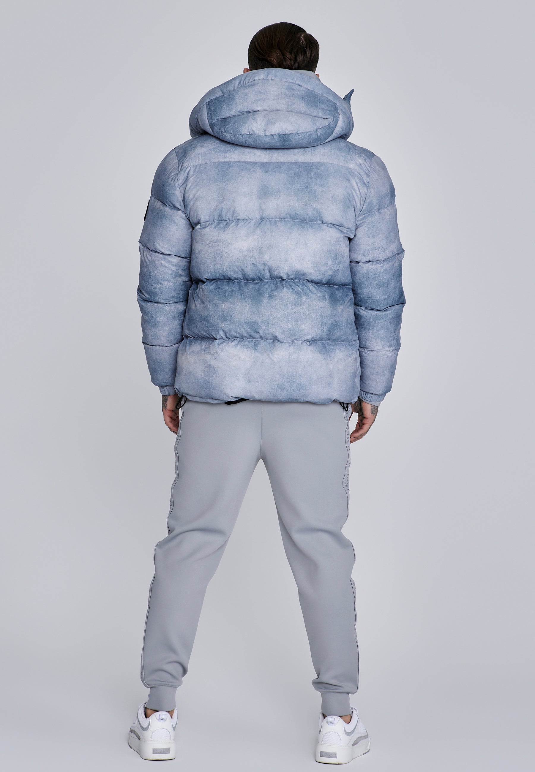 Puffer Jacket in Light Grey Jacken SikSilk