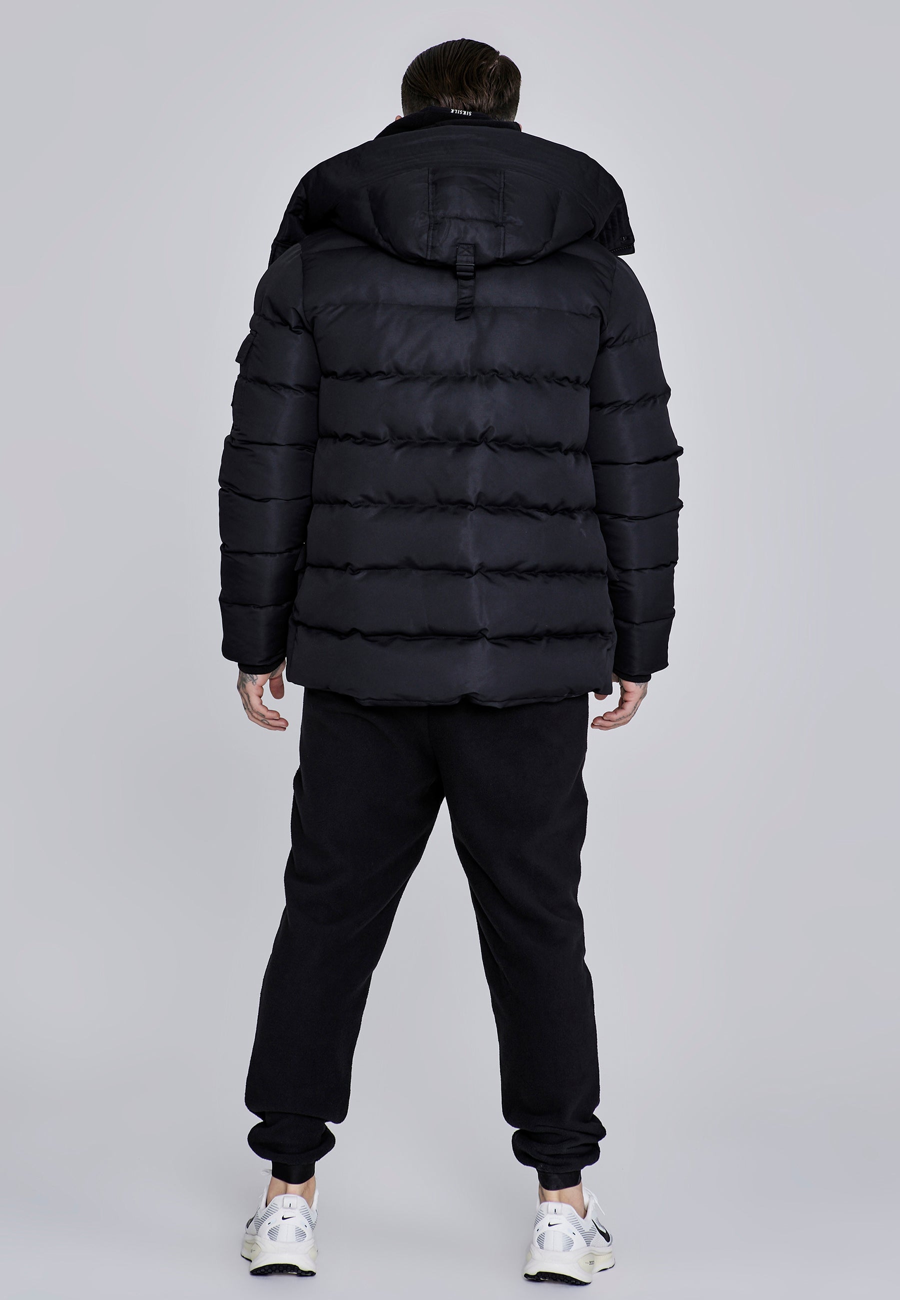 Parka in Black Jacken SikSilk