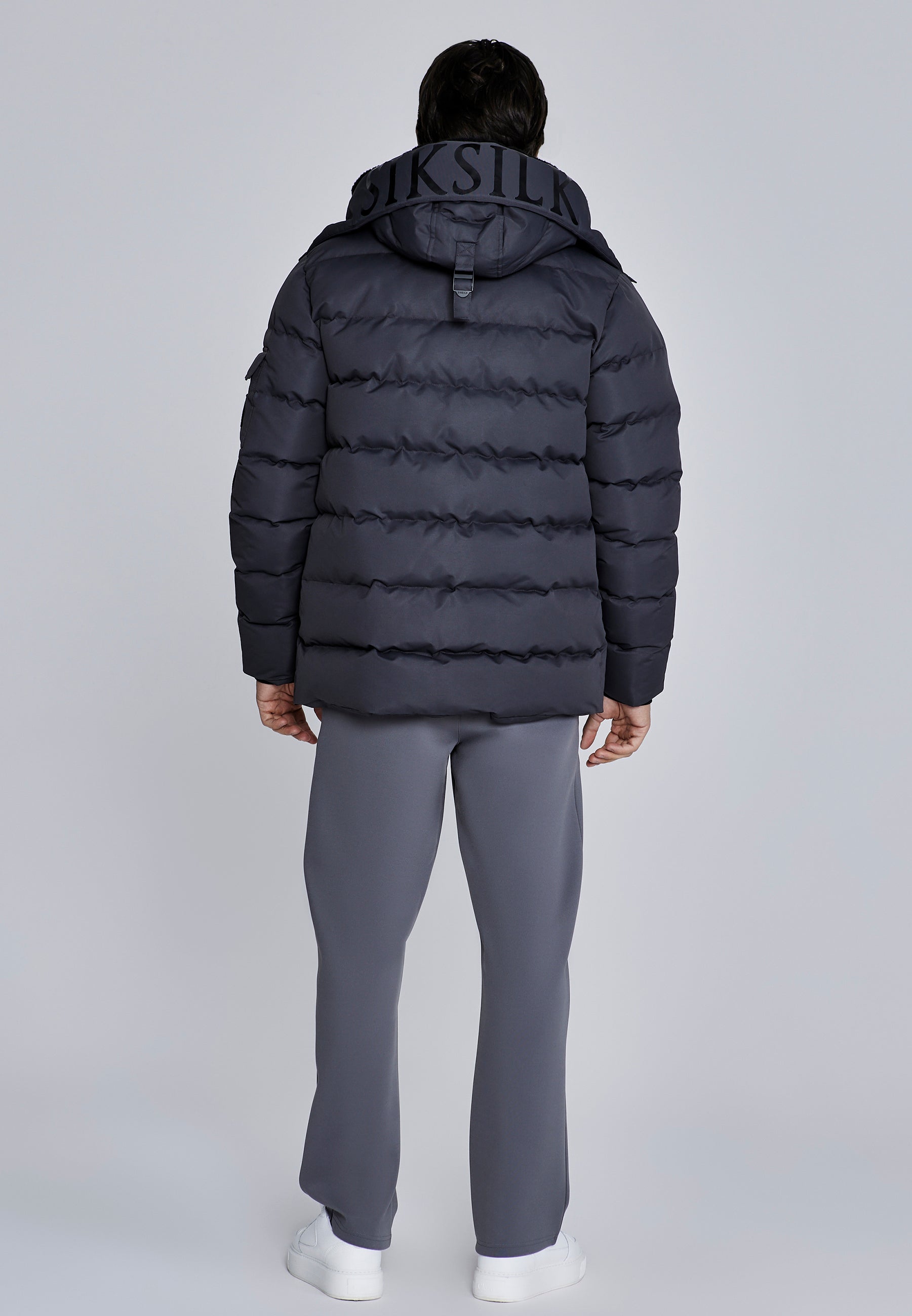 Parka in Grey Jacken SikSilk