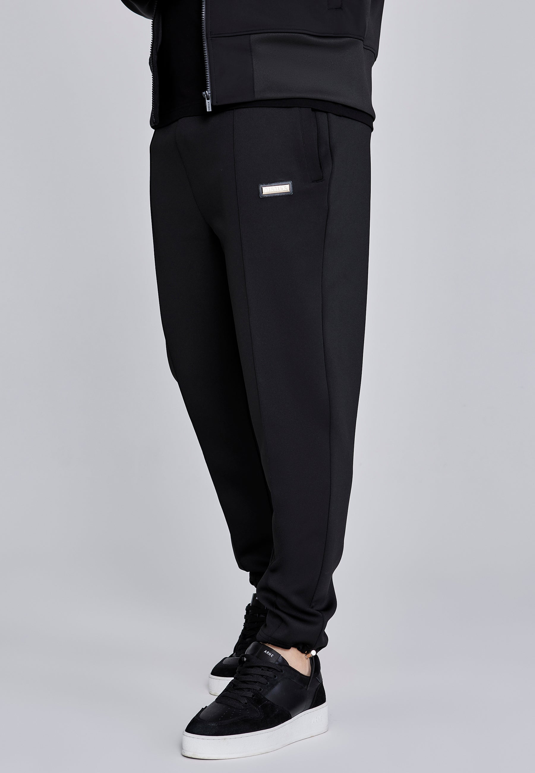 Smart Joggers in Black Hosen SikSilk
